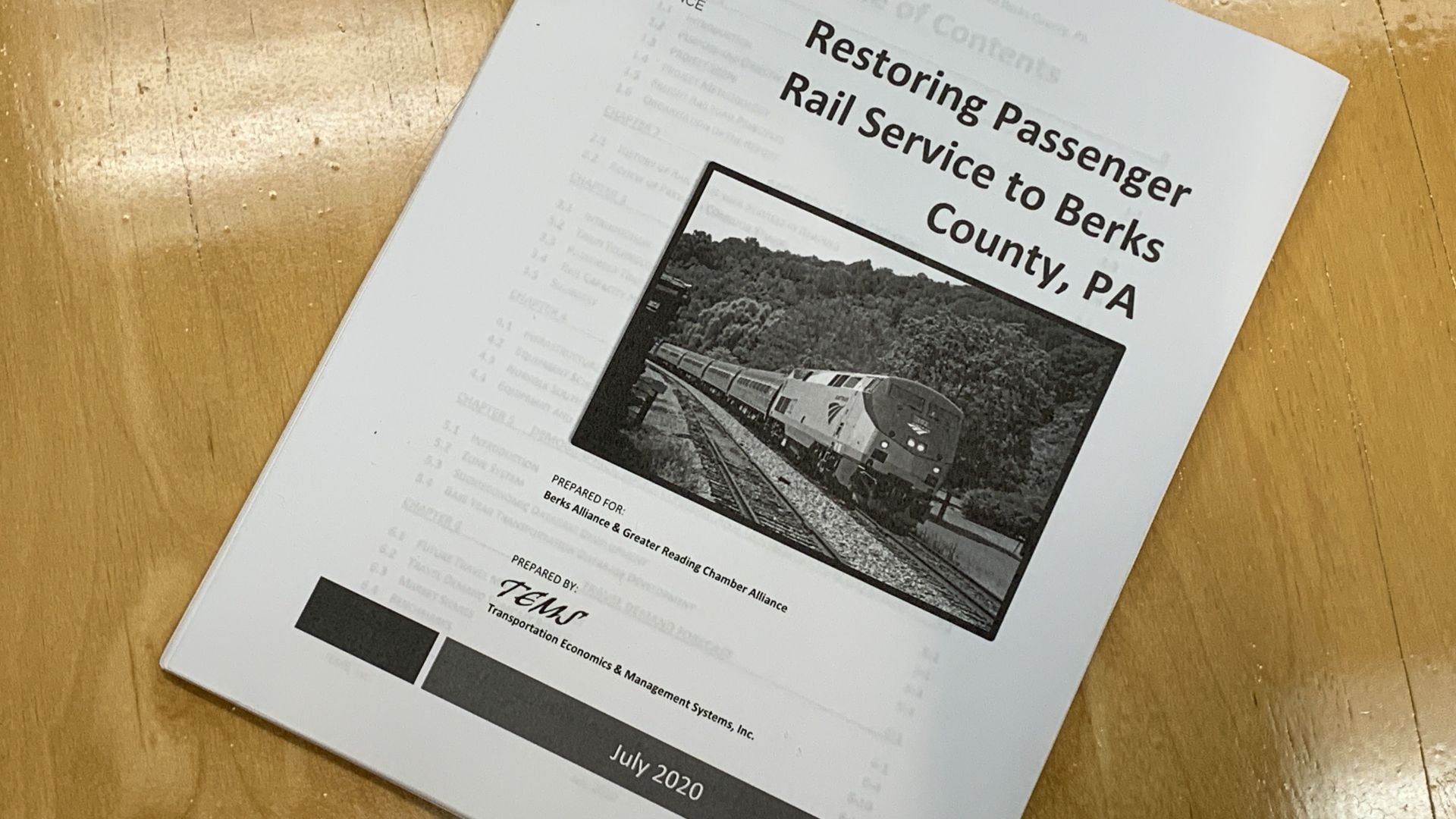 Berks passenger rail study